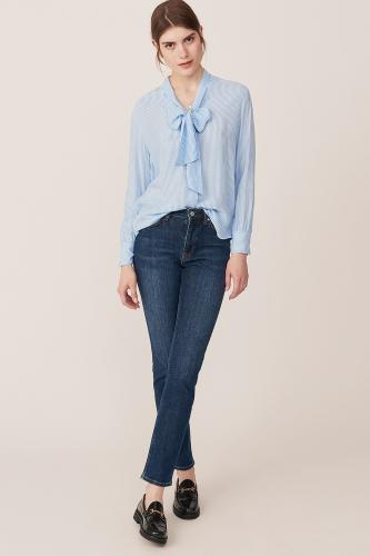 Gant γυναικείο τζην παντελόνι slim (32L) - 4100060 Μπλε Σκούρο 29